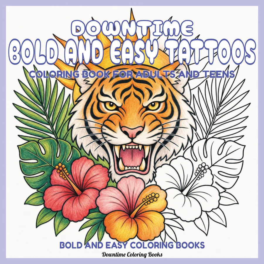 Cover of Downtime Bold and Easy Tattoos