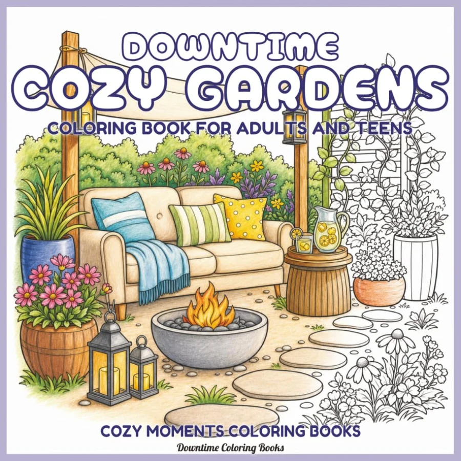 Cover of Downtime Cozy Gardens