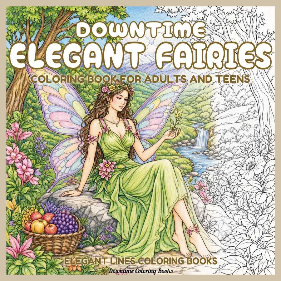 Cover of Downtime Elegant Fairies
