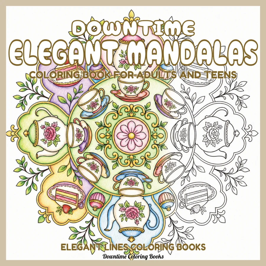 Cover of Downtime Elegant Mandalas
