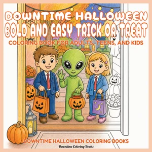 Cover of Downtime Halloween Bold and Easy Trick or Treat