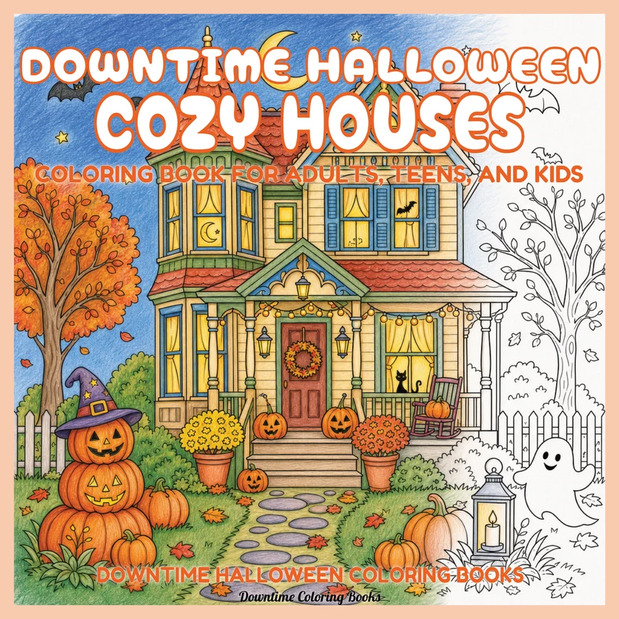 Cover of Downtime Halloween Cozy Houses