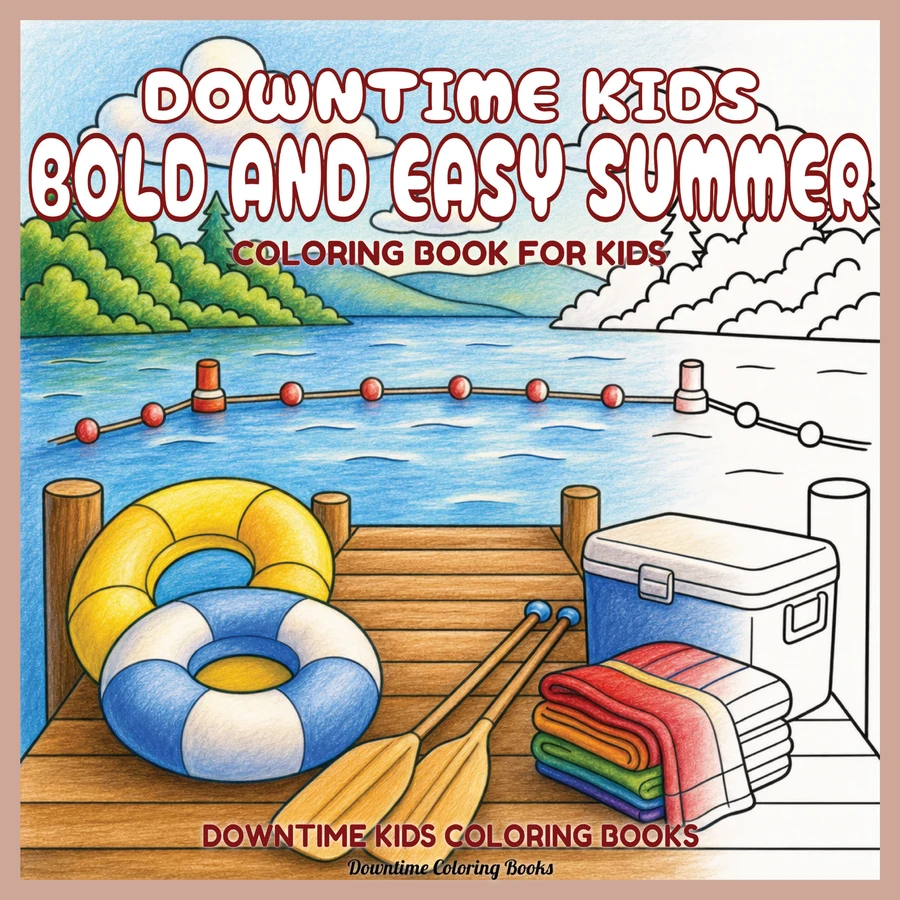 Cover of Downtime Kids Bold and Easy Summer