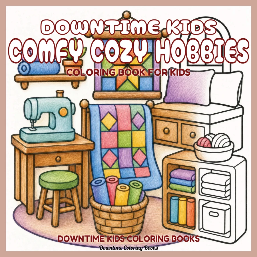 Cover of Downtime Kids Comfy Cozy Hobbies