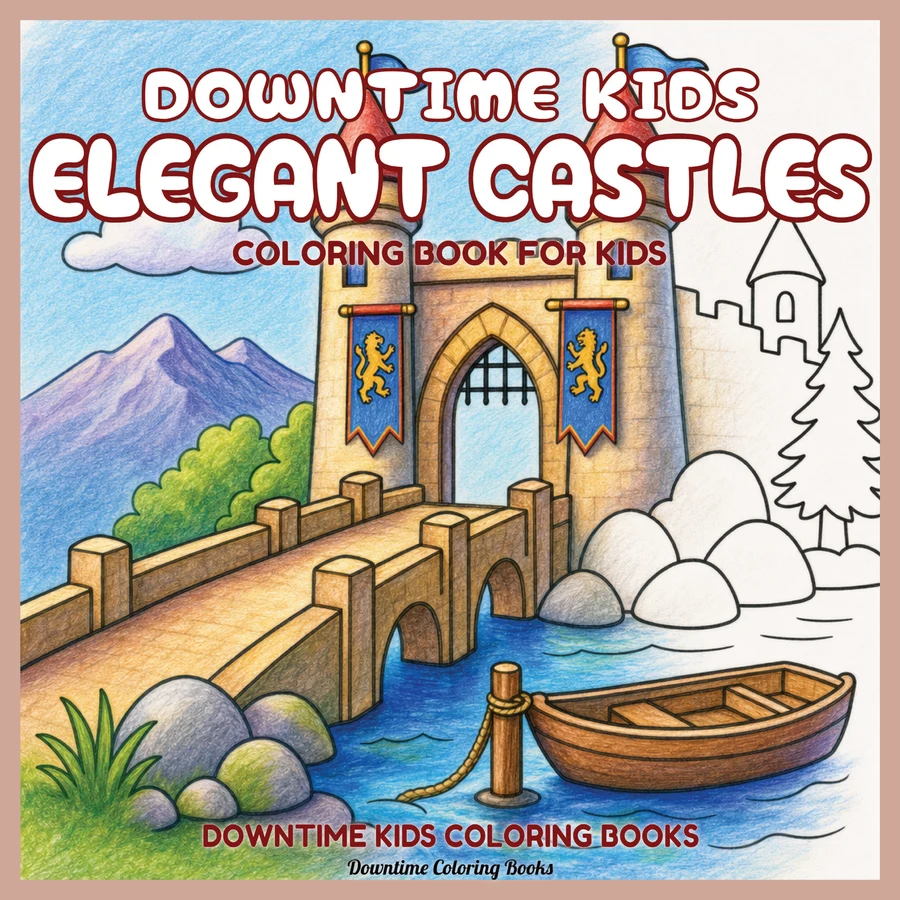 Cover of Downtime Kids Elegant Castles
