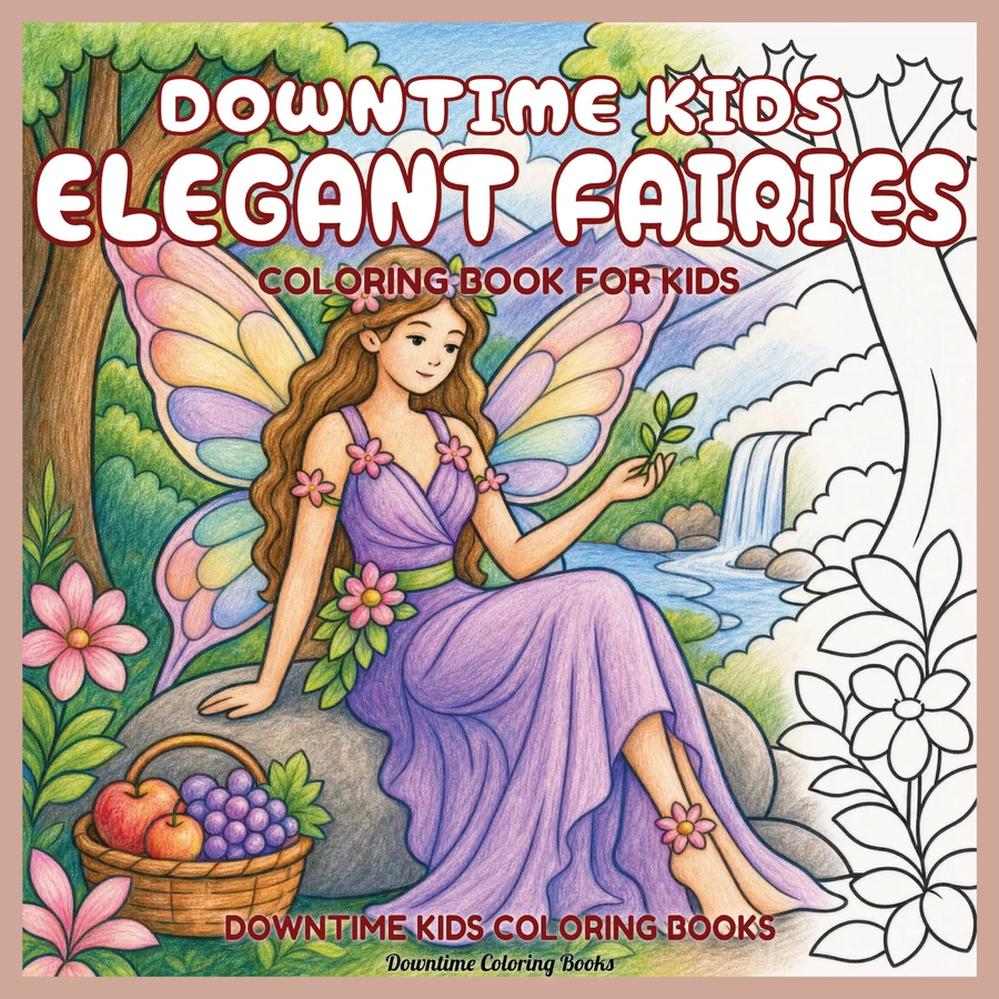 Cover of Downtime Kids Elegant Fairies