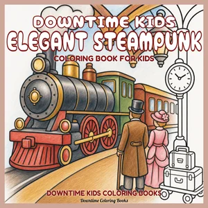 Cover of Downtime Kids Elegant Steampunk