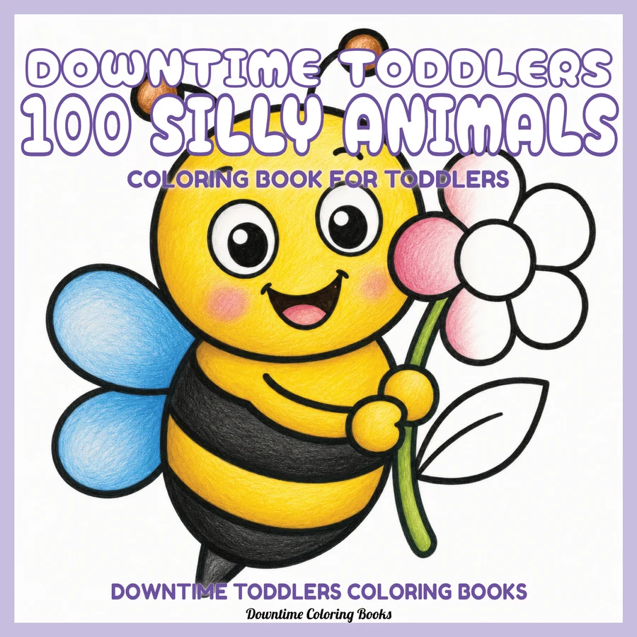 Cover of Downtime Toddlers 100 Silly Animals
